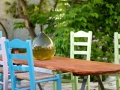 Beautiful outdoor cafe